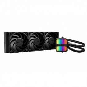 Be Quiet! Silent Loop 360 mm | Système de refroidissement liquide tout-en-un, 360 mm, noir, socket Intel et AMD, Refroidisseur de liquide tout-en-un, 12 cm, 130,3 m³h, Noir