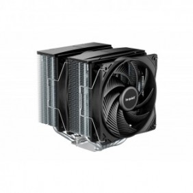 Be Quiet! PURE ROCK PRO 3| Ventirad double tour, socket Intel et AMD, Refroidisseur d'air, 12 cm, 2000 trmin, 101,2 m³h, Argent
