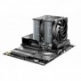 Be Quiet! PURE ROCK PRO 3| Ventirad double tour, socket Intel et AMD, Refroidisseur d'air, 12 cm, 2000 trmin, 101,2 m³h, Argent