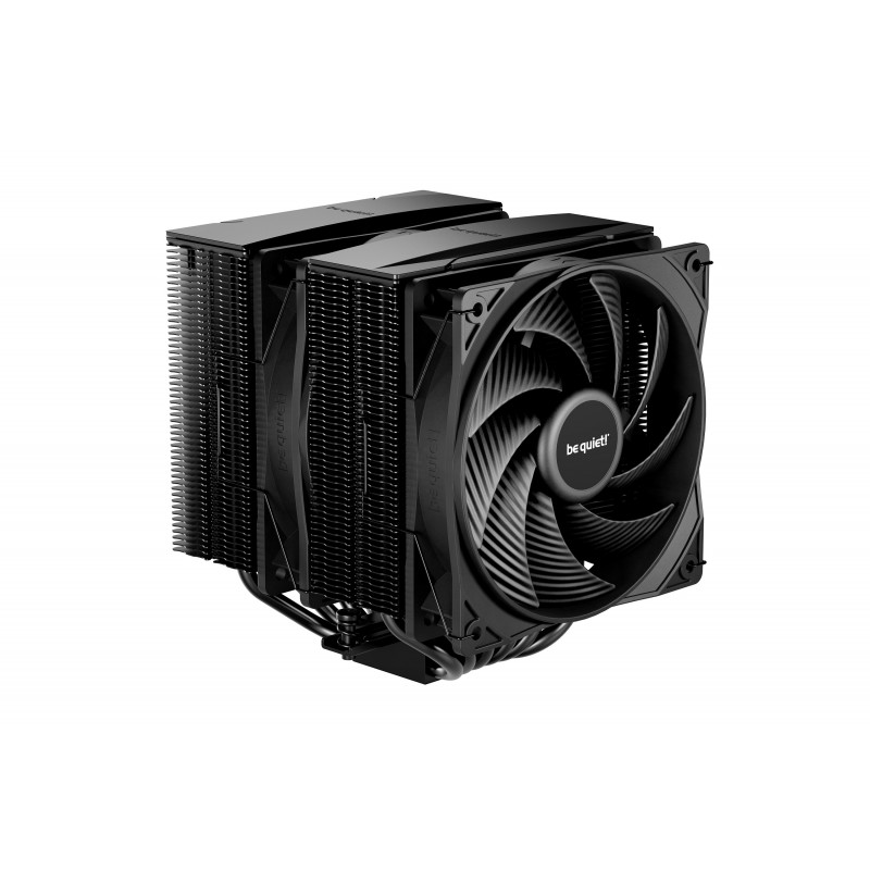 Be Quiet! PURE ROCK PRO 3 Black| Ventirad double tour, socket Intel et AMD, finition noire, Refroidisseur d'air, 12 cm, 2000 trmin, 101,2 m³h, Noir