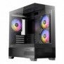 Antec CX500m ARGB, Mini Tower, PC, Noir, ITX, micro ATX, Verre, Acier, 16,5 cm