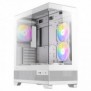 Antec CX700 ARGB, Midi Tower, PC, Blanc, ATX, ITX, micro ATX, Verre, Acier, 16 cm