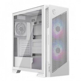 MSI MPG VELOX 300R AIRFLOW PZ, Midi Tower, PC, Blanc, ATX, EATX, micro ATX, Mini-ITX, Gaming, 16,5 cm