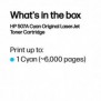 HP 507A toner LaserJet cyan authentique, 5000 pages, 6000 pages, Cyan, 1 pièce