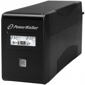 BlueWalker PowerWalker VI 850 LCD, Interactivité de ligne, 0,85 kVA, 480 W, 162 V, 290 V, 5060 Hz