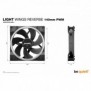 Be Quiet! Light Wings 140 mm PWM Reverse Black | Ventilateur PC ARGB reverse noir, Ventilateur, 14 cm, 1300 trmin, 87,3 m³h, Noir
