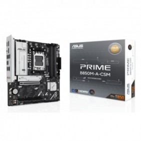 ASUS PRIME B850M-A-CSM, AMD, Emplacement AM5, AMD Ryzen 7000 Series, AMD Ryzen 8000 Series, AMD Ryzen 9000 Series, Emplacement AM5, DDR5-SDRAM, 256 Go