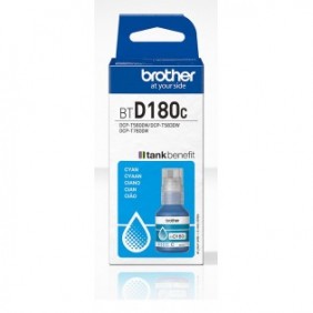 Brother BTD180C Bouteille d'encre cyan originale, Original, Cyan, Brother, DCP-T580DW, DCP-T583DW, DCP-T780DW, 5000 pages, 1 pièce