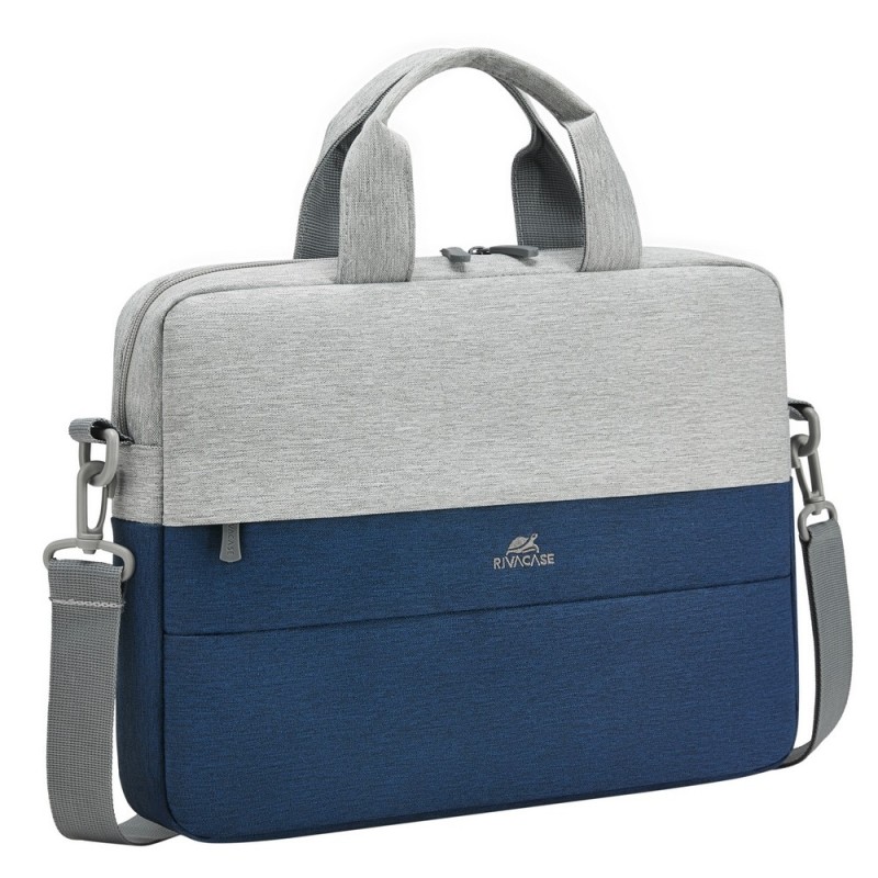 rivacase 7522 GREYDARK BLUE, Malette, 35,6 cm 14", Sangle épaule, 410 g