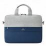 rivacase 7522 GREYDARK BLUE, Malette, 35,6 cm 14", Sangle épaule, 410 g