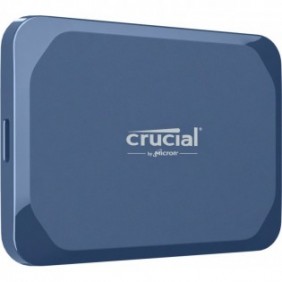Crucial X10, 2 To, USB Type-C, USB 3.2 Gen 2x2, 2100 Mos, 20 Gbits, Bleu