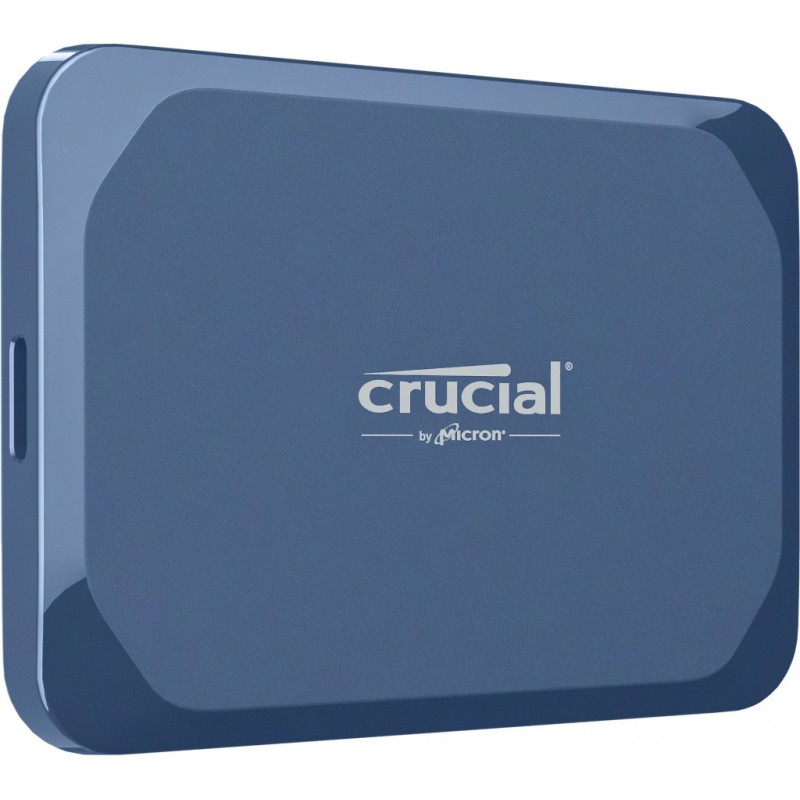 Crucial X10, 2 To, USB Type-C, USB 3.2 Gen 2x2, 2100 Mos, 20 Gbits, Bleu