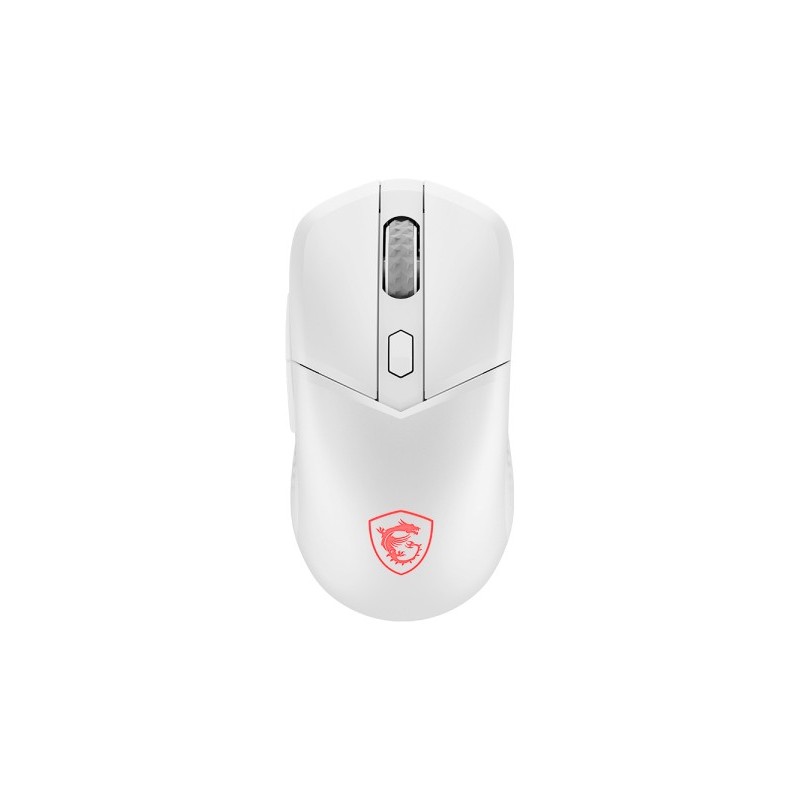 MSI Versa 300 Wireless, Droitier, Optique, RF Wireless + Bluetooth + USB Type-C, 8000 DPI, Blanc