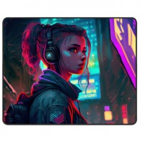 Sharkoon SGP50 D1, Multicolore, Image, Textile, Base antidérapante, Tapis de souris de jeu