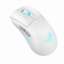 ASUS ROG Keris II Origin WHT, Droitier, Optique, RF Wireless + Bluetooth + USB Type-A, 42000 DPI, Blanc
