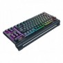 Cherry XTRFY MX 8.3 TKL Wireless, Avec fil &sans fil, USB + RF Wireless + Bluetooth, Clavier mécanique, QWERTZ, LED RGB, Gris
