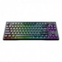 Cherry XTRFY MX 8.3 TKL Wireless, Avec fil &sans fil, USB + RF Wireless + Bluetooth, Clavier mécanique, QWERTZ, LED RGB, Gris