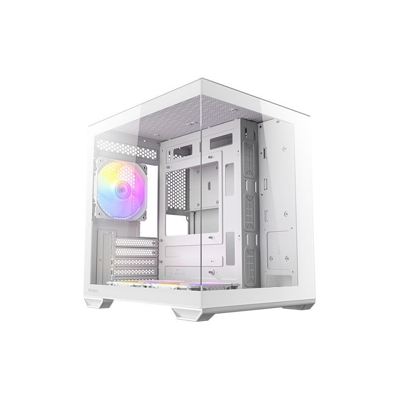 Antec 0-761345-10218-6, Mini Tower, PC, Blanc, ITX, micro ATX, 1x 120 mm, 2x 120 mm