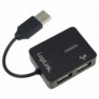 LogiLink USB 2.0 4-Port Hub, 480 Mbits, Noir, Windows 98SEME200XPVista20037, 450 g