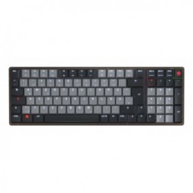 Cherry KW 550 MX LP, Avec fil &sans fil, USB + Bluetooth, Clavier mécanique, QWERTZ, LED, Noir