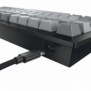 Cherry KW 300 MX, Avec fil &sans fil, USB + Bluetooth, Clavier mécanique, QWERTZ, LED, Noir, Cuivre, Gris