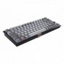Cherry KW 300 MX, Avec fil &sans fil, USB + Bluetooth, Clavier mécanique, QWERTZ, LED, Noir, Cuivre, Gris