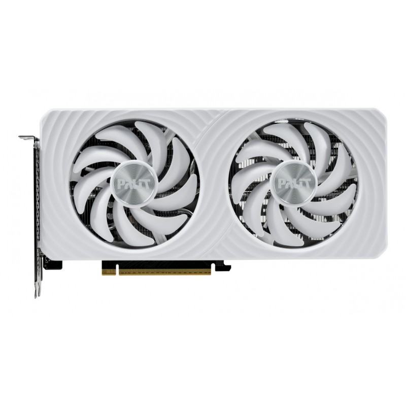Palit GeForce RTX 5060 Ti White OC, GeForce RTX 5060 Ti, 16 Go, GDDR7, 128 bit, 7680 x 4320 pixels, PCI Express 5.0