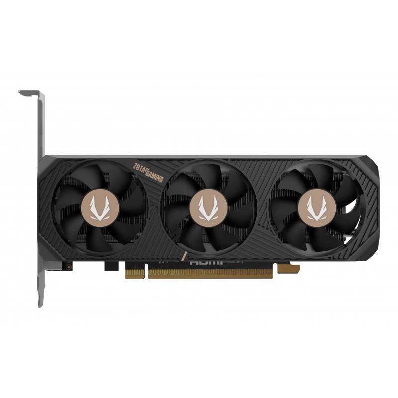 ZOTAC GAMING GeForce RTX 5060 Low Profile, GeForce RTX 5060, 8 Go, GDDR7, 128 bit, 7680 x 4320 pixels, PCI Express x8 5.0