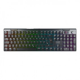 Cherry XTRFY MX 10.1 Wireless, Avec fil &sans fil, USB + RF Wireless + Bluetooth, Clavier mécanique, QWERTZ, LED RGB, Noir