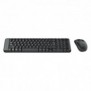 Logitech MK220, Mini, Sans fil, RF sans fil, QWERTY, Noir, Souris incluse