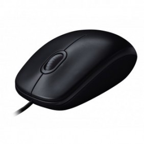 Logitech LGT-M90, Ambidextre, Optique, USB Type-A, 1000 DPI, Gris