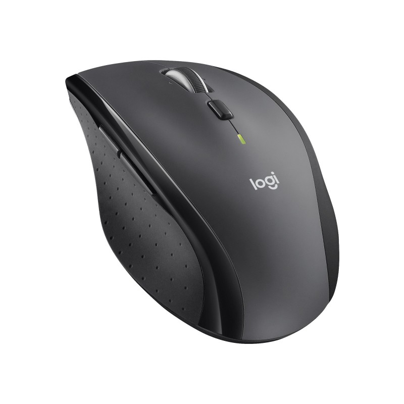 Logitech LGT-M705S, Droitier, Optique, RF sans fil, 1000 DPI, Charbon de bois