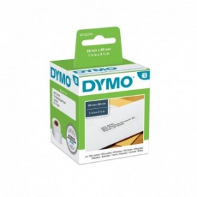 Dymo LW - Étiquettes d'adresse standard - 28 x 89 mm - S0722370, Blanc, Imprimante d'étiquette adhésive, Papier, Permanent, Rectangle, LabelWriter
