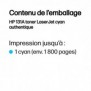 HP 131A toner LaserJet cyan authentique, 1800 pages, Cyan, 1 pièce