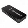 Transcend RDF5, MicroSDHC, MicroSDXC, SDHC, SDXC, Noir, CEFCCBSMIKCRCMEAC, USB 3.2 Gen 1 3.1 Gen 1 Type-A, 5 V, 24 mm