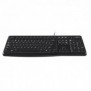 Logitech Keyboard K120 for Business, Taille réelle 100 %, Avec fil, USB, QWERTY, Noir