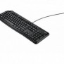 Logitech Keyboard K120 for Business, Taille réelle 100 %, Avec fil, USB, QWERTY, Noir