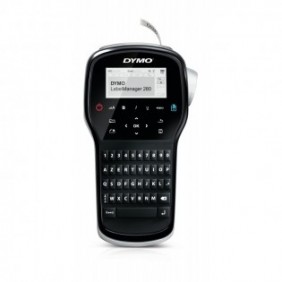 Dymo LabelManager ™ 280 AZERTY, AZERTY, D1, Transfert thermique, 180 x 180 DPI, 15 mmsec, Noir, Argent