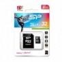 Silicon Power SP032GBSTH010V10SP, 32 Go, MicroSDHC, Classe 10, UHS-I, 40 Mos, Class 1