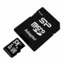 Silicon Power SP032GBSTH010V10SP, 32 Go, MicroSDHC, Classe 10, UHS-I, 40 Mos, Class 1