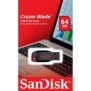 SanDisk Cruzer Blade, 64 Go, USB Type-A, 2.0, Sans capuchon, 2,5 g, Noir, Rouge