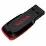 SanDisk Cruzer Blade, 64 Go, USB Type-A, 2.0, Sans capuchon, 2,5 g, Noir, Rouge