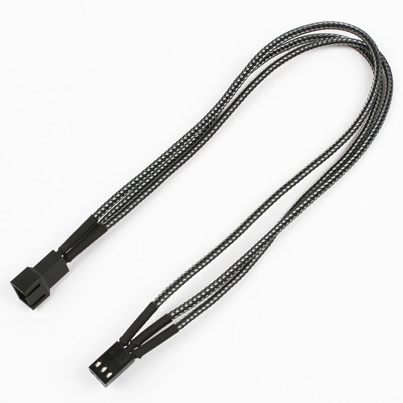 Nanoxia 3-Pin Molex, 0,3 m, Molex 3-pin, Molex 3-pin, Mâle, Mâle, Droit