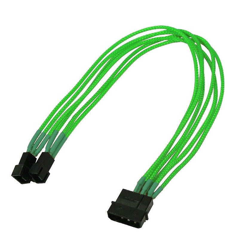 Nanoxia NX42A30NG, 0,3 m, Molex 4-pin, 2 x Molex 3-pin, Mâle, Femelle, Droit
