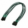 Nanoxia NX42A30G, 0,3 m, Molex 4-pin, 2 x Molex 3-pin, Mâle, Mâle, Droit
