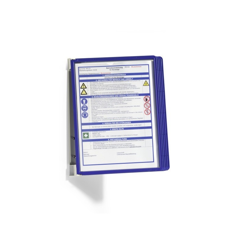 Durable 5551-07, Portrait, A4, Bleu