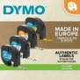 Dymo S0721650, Noir sur bleu, Polyester, Belgique, DYMO, LetraTag 100T, LetraTag 100H, 1,2 cm