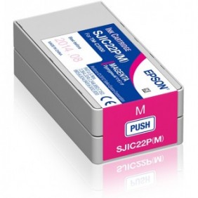 Epson SJIC22P: Ink cartridge for ColorWorks C3500 , Magenta, Encre à pigments, 1 pièce