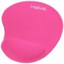LogiLink ID0027P, Rose, Monochromatique, mousse, Gel, Caoutchouc, Repose-poignets