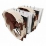 Noctua NH-D15, Refroidisseur, 14 cm, 300 trmin, 1500 trmin, 140,2 m³h, Beige, Marron, Acier